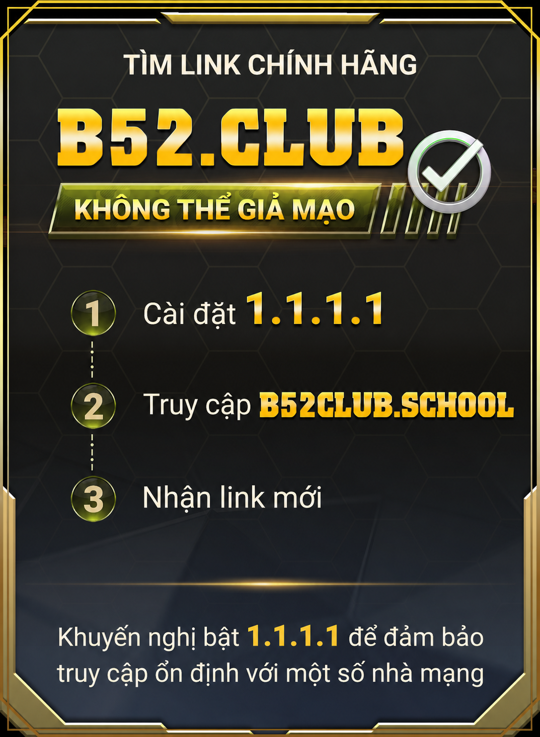 Link truy cập chính hãng B52Club